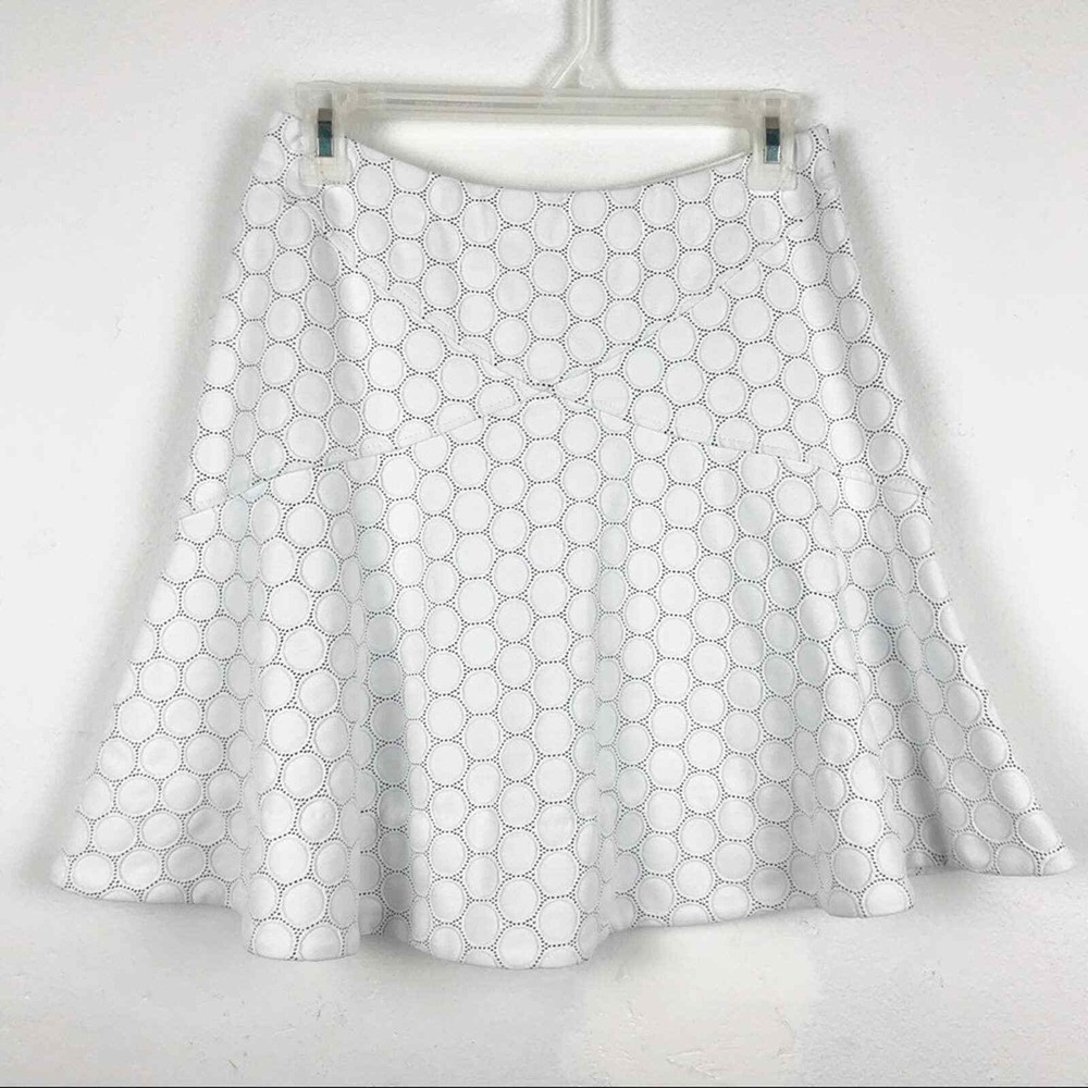 Marc by Marc Jacobs White Polka Dot Skirt
